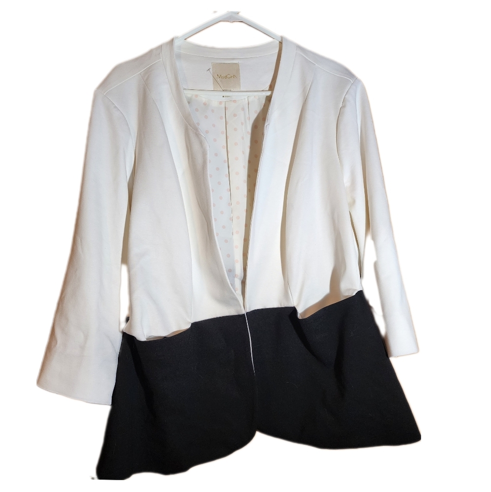 Modcloth Black and White Blazer - Size 4X